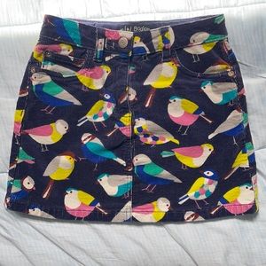 Mini Boden bird skirt